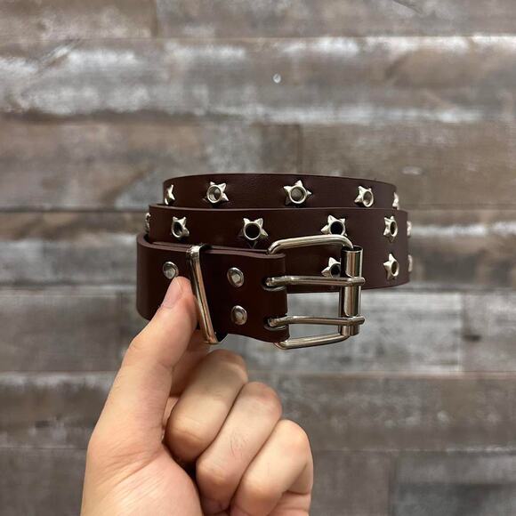 Brown star western style belt WMNS - Picture 1 of 3